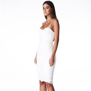 Stunning fitted lace dress.